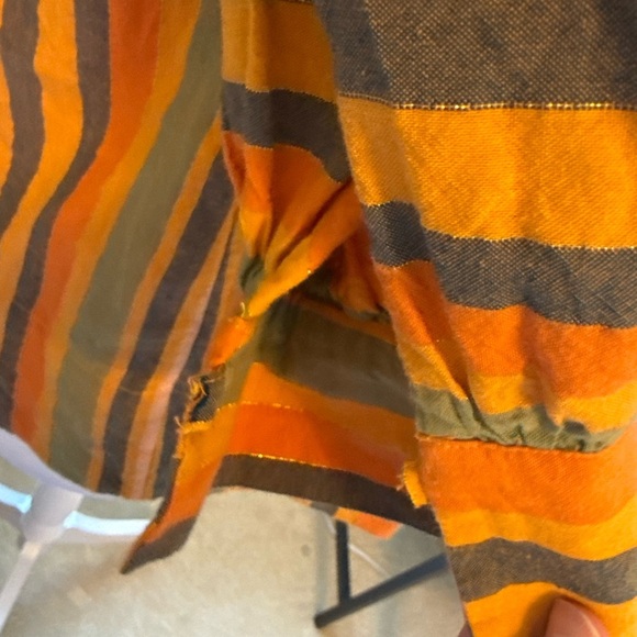 Ulla Johnson Multicolor Striped Ruffle Blouse - Picture 5 of 5